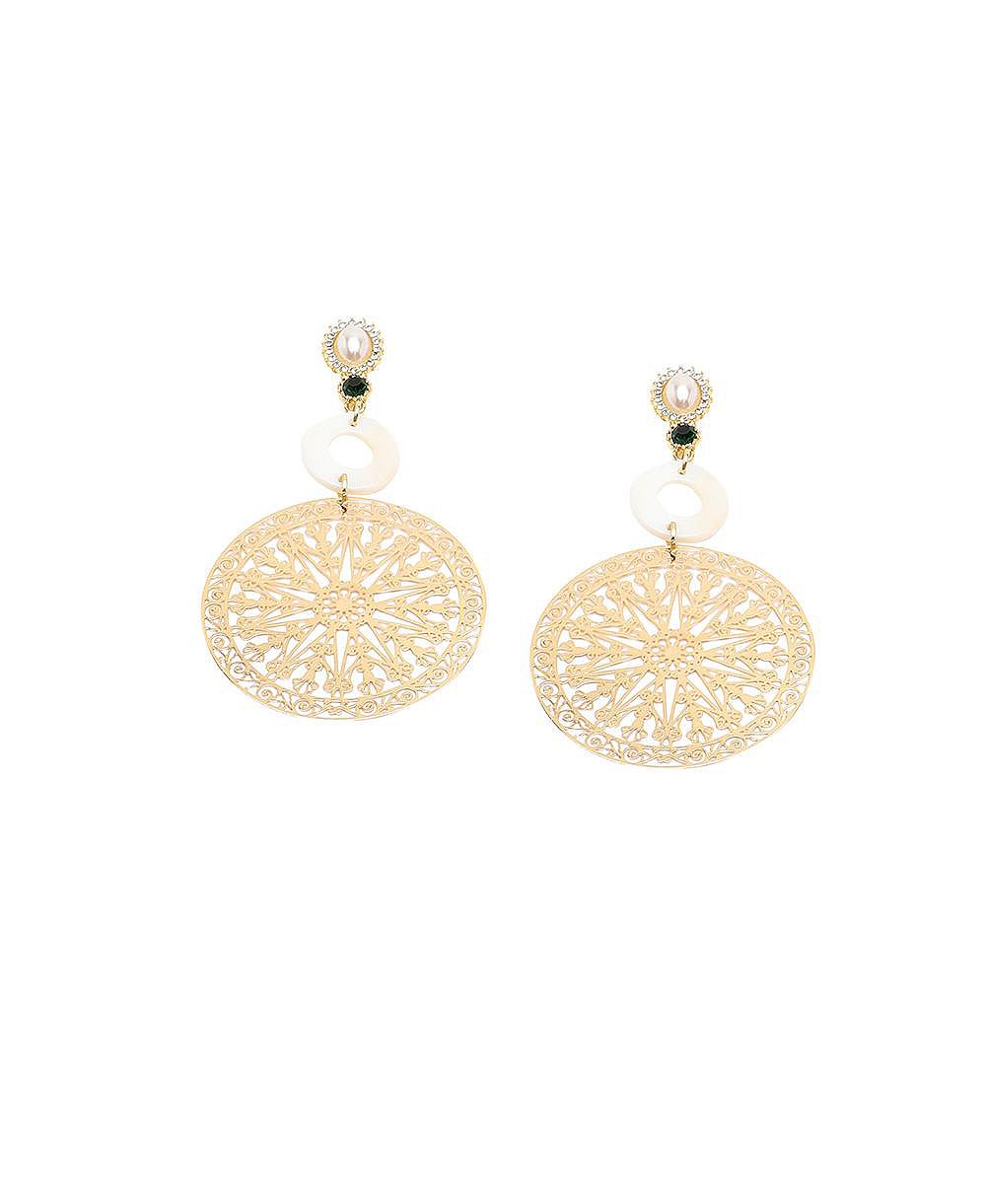SOHI Женские серьги Celestrial Filigree Drop