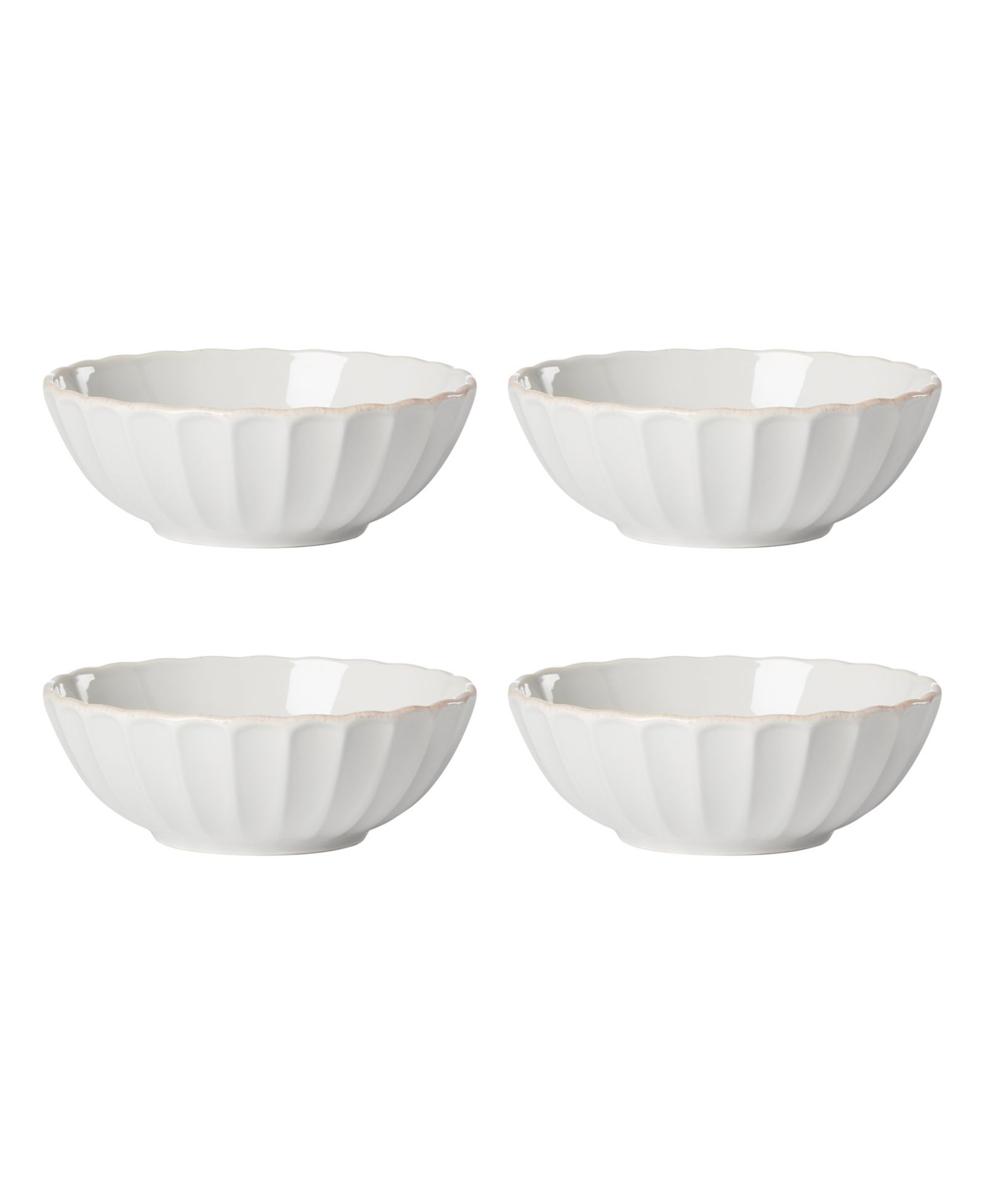 Набор из 4 чаш Lenox French Perle Scallop