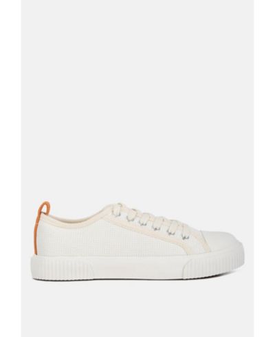 London Rag Womens Sway Chunky Sole Knitted Textile Sneakers