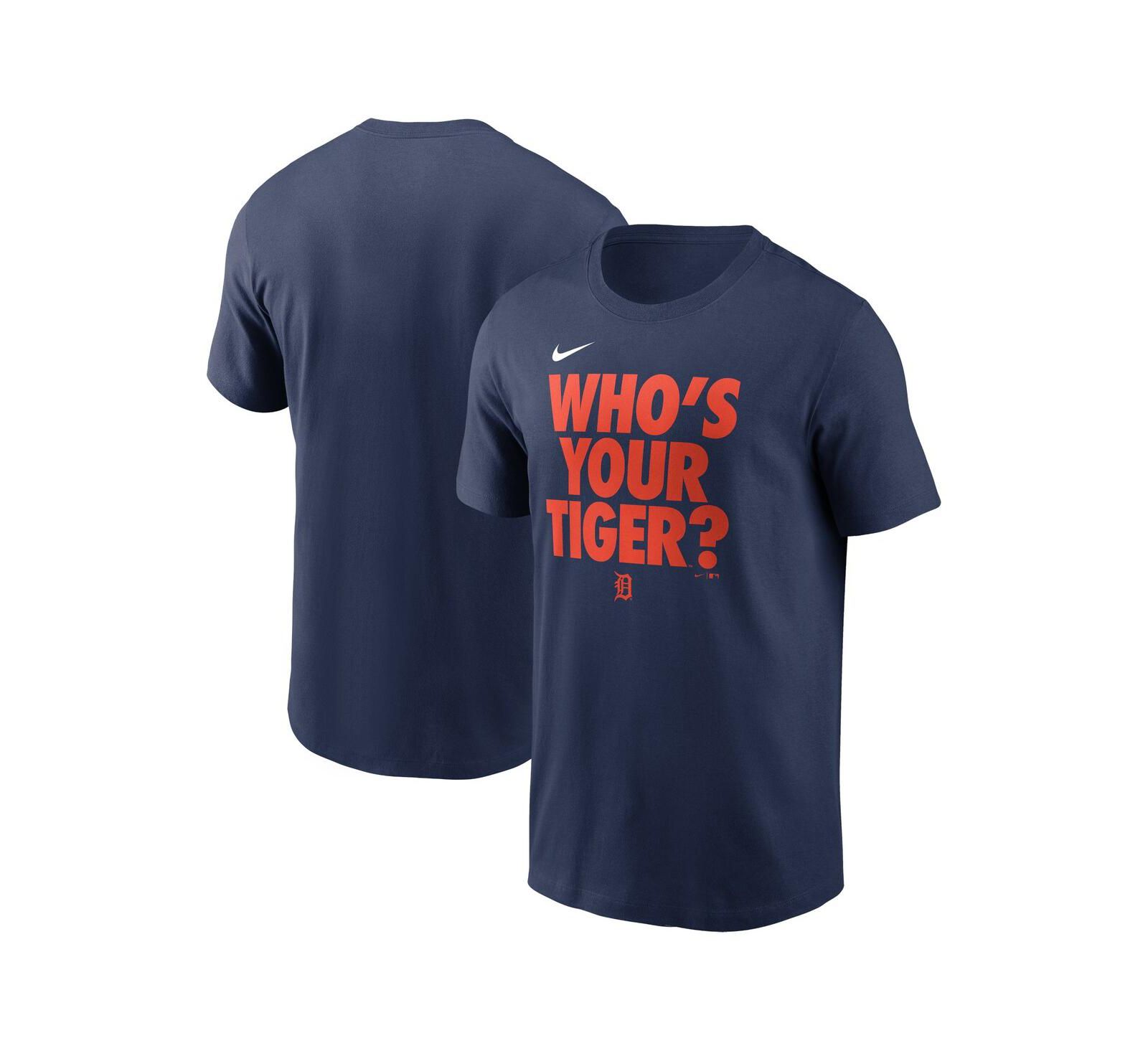 Men's Nike Navy Detroit Tigers Rally Rule T-shirt