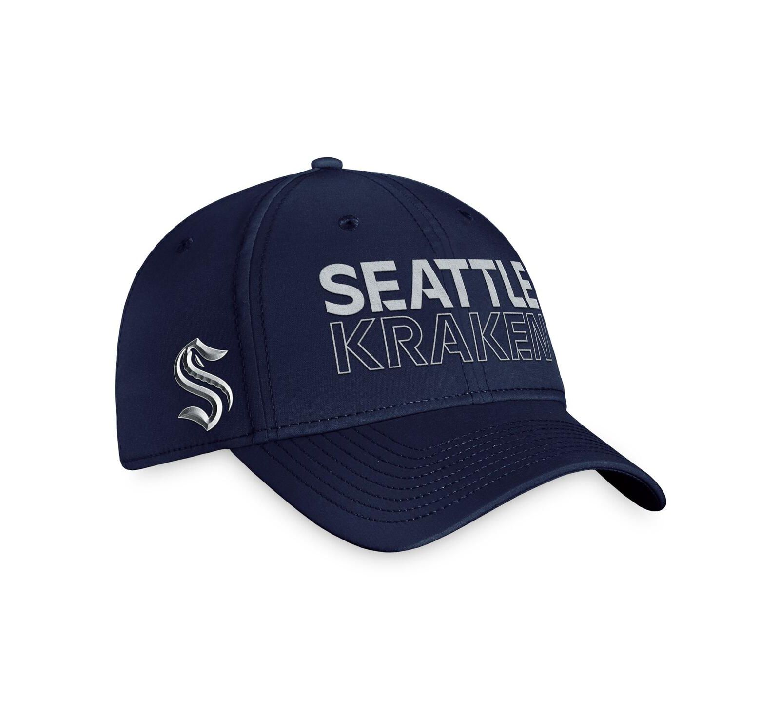 Мужская кепка Fanatics Seattle Kraken Authentic Pro Road Flex, Deep Sea Blue