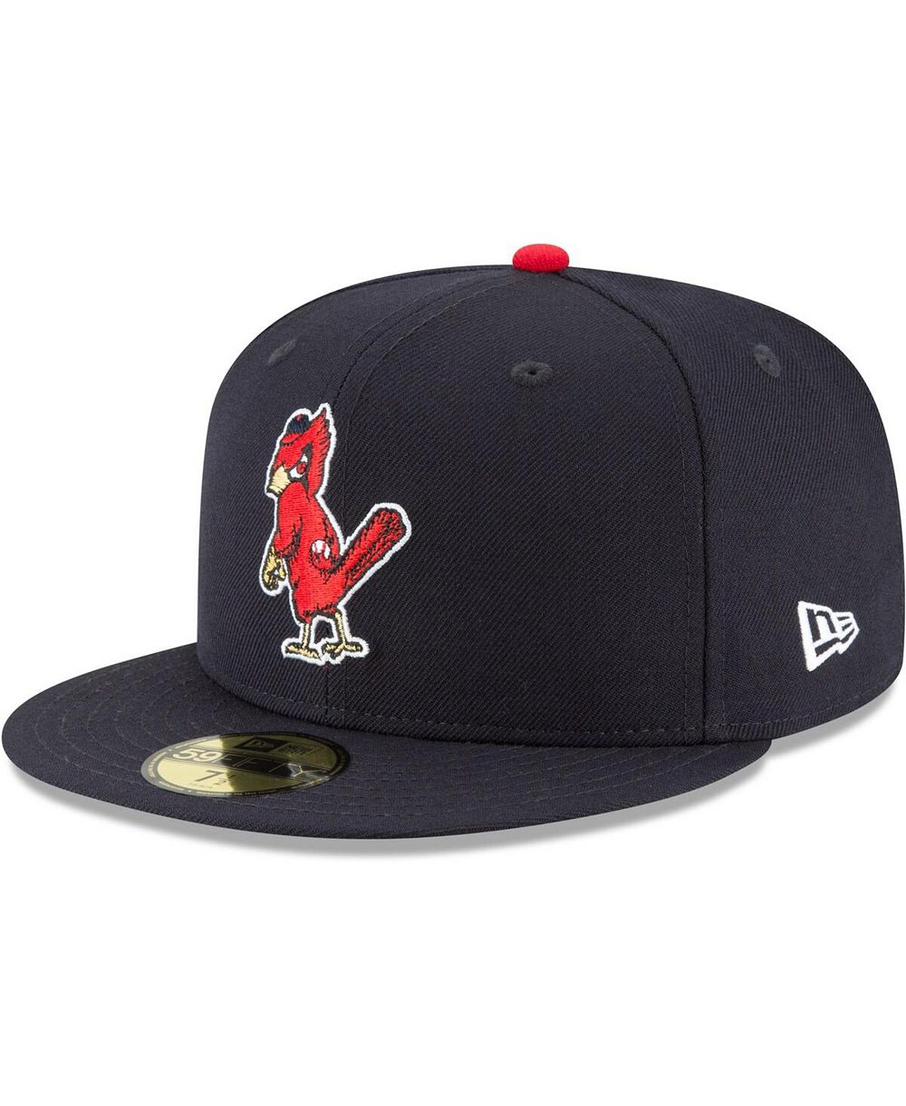Men's New Era Navy St. Louis Cardinals Cooperstown Collection Wool 59FIFTY Fitted Hat