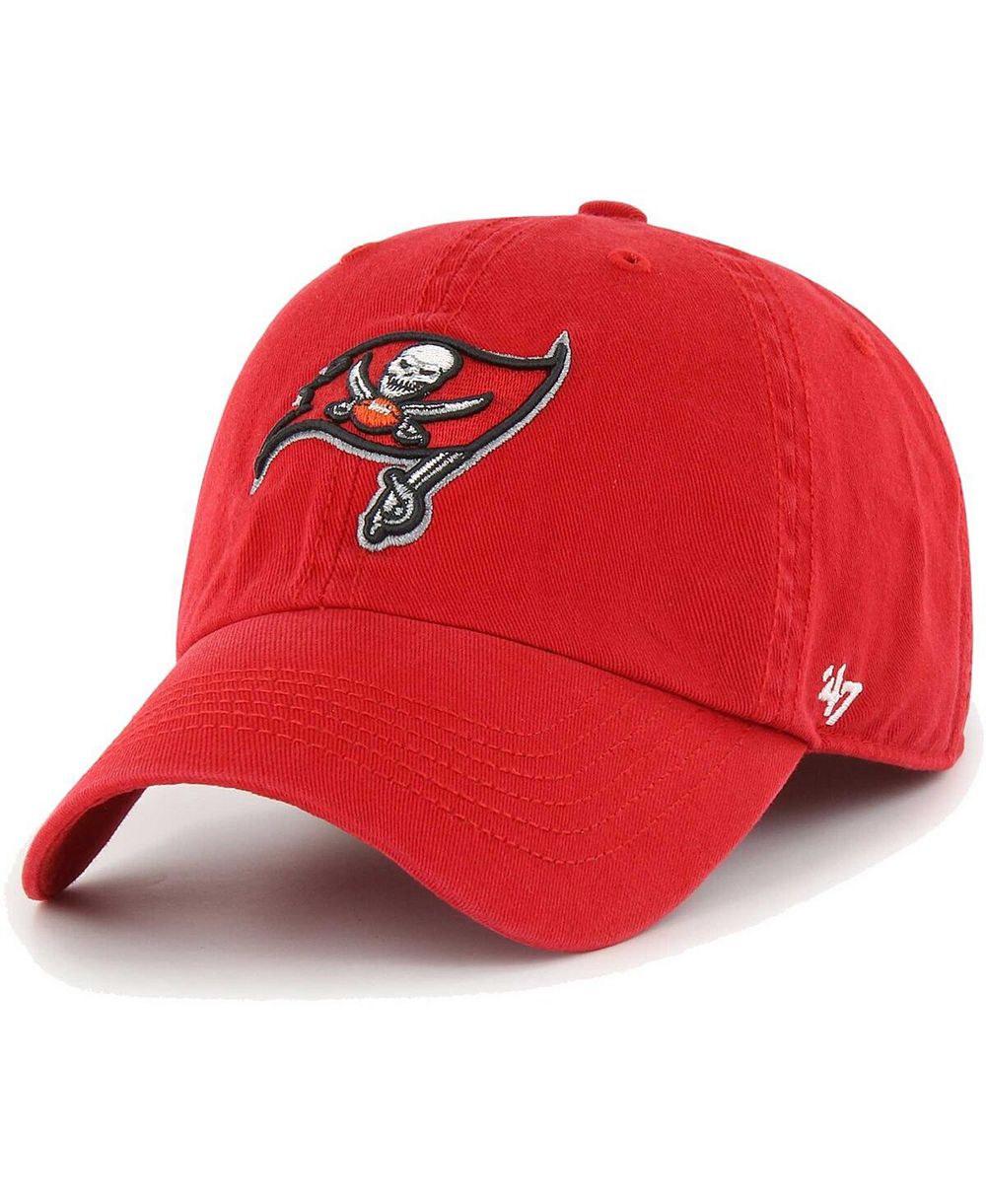 Мужская кепка '47 Brand Tampa Bay Buccaneers Franchise Logo Fitted красного цвета