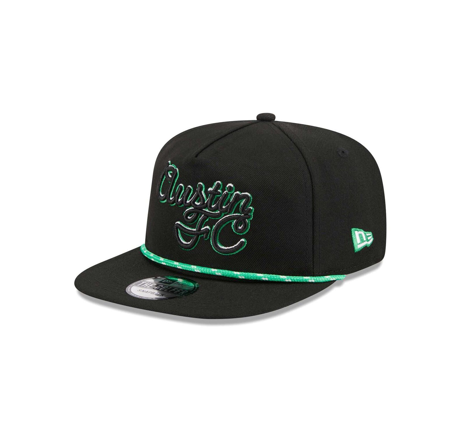 Мужская регулируемая кепка New Era Black Austin FC Script Golfer