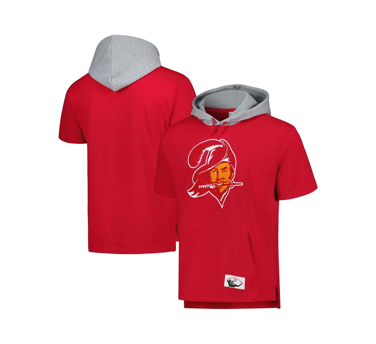 Мужское худи Mitchell & Ness Red Tampa Bay Buccaneers Postgame