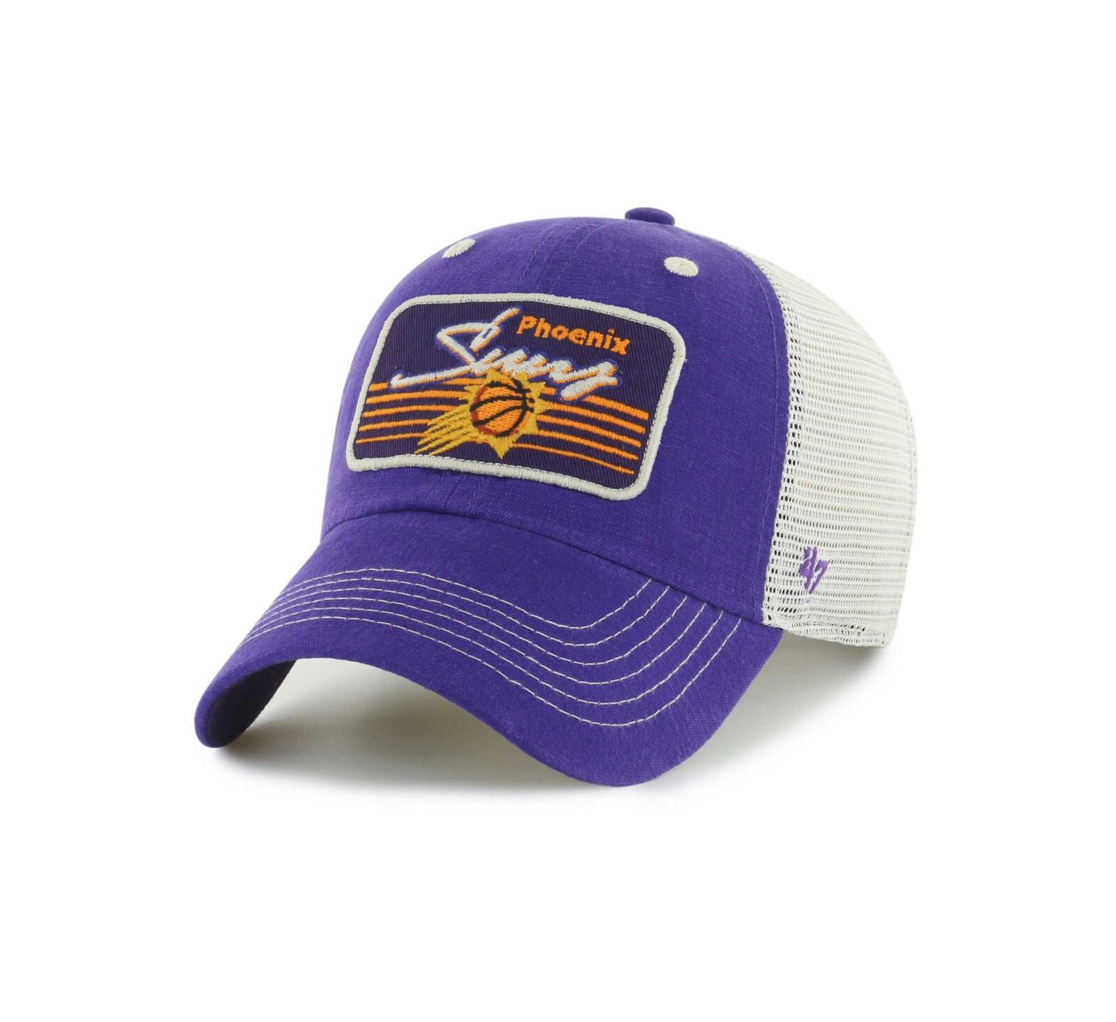 Men's '47 Brand Purple Phoenix Suns Five Point Patch Clean Up Adjustable Hat