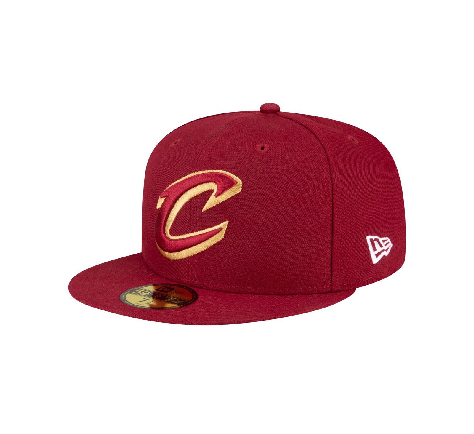 New Era Мужская бейсболка 59FIFTY Cleveland Cavaliers Wine