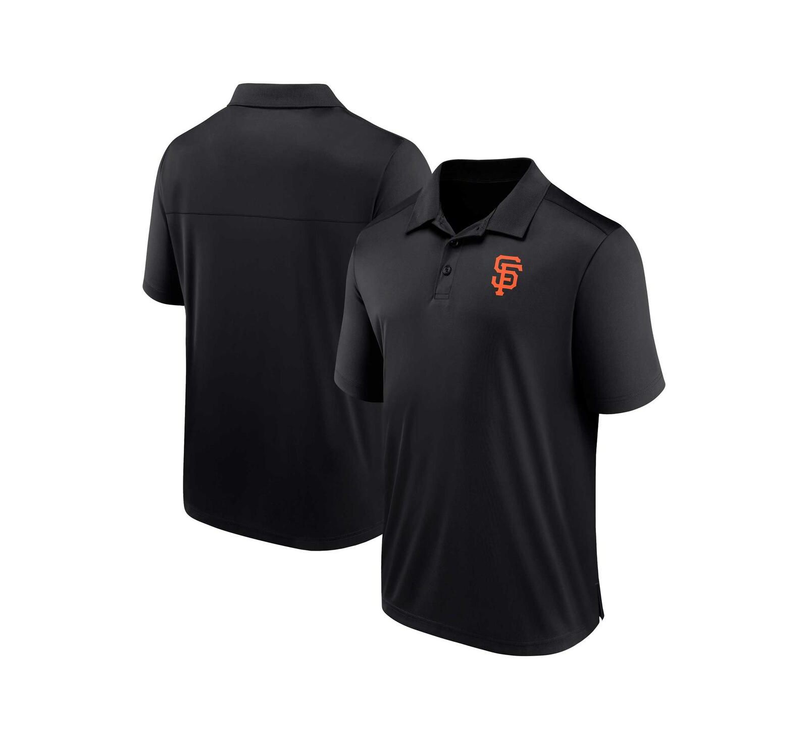Мужская рубашка-поло Fanatics, черная, с логотипом San Francisco Giants