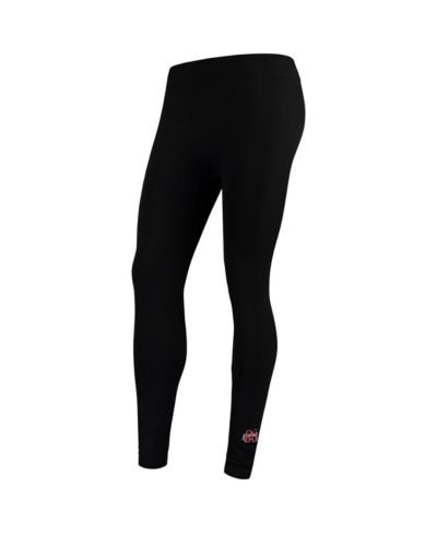 Женские флисовые леггинсы ZooZatz Black Mississippi State Bulldogs