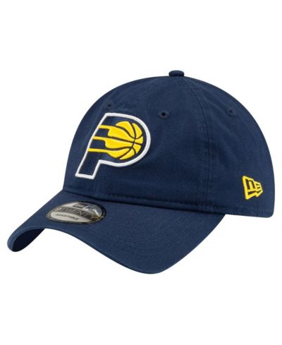 Мужская кепка New Era Navy Indiana Pacers Team 2.0 9TWENTY Adjustable Hat
