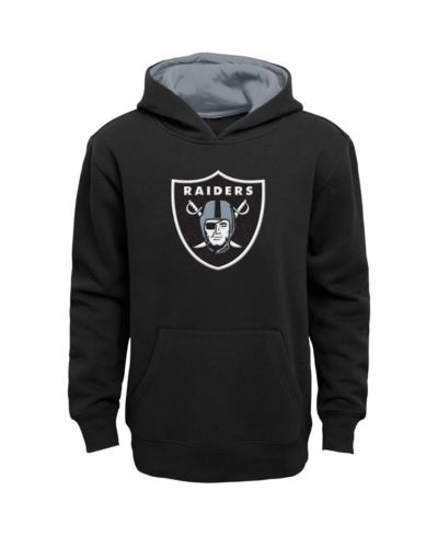 Худи Prime Pullover для мальчиков и девочек черного цвета Las Vegas Raiders