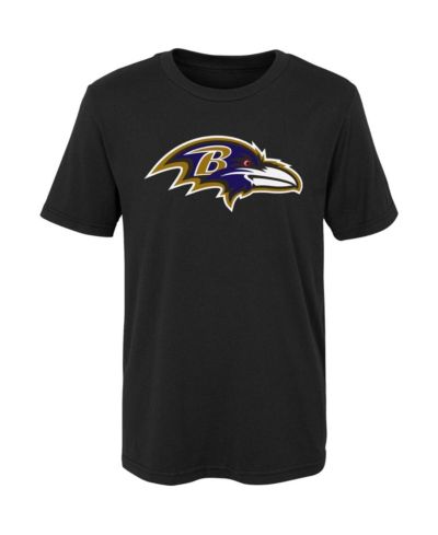 Детская футболка Black Baltimore Ravens Primary Logo T-shirt