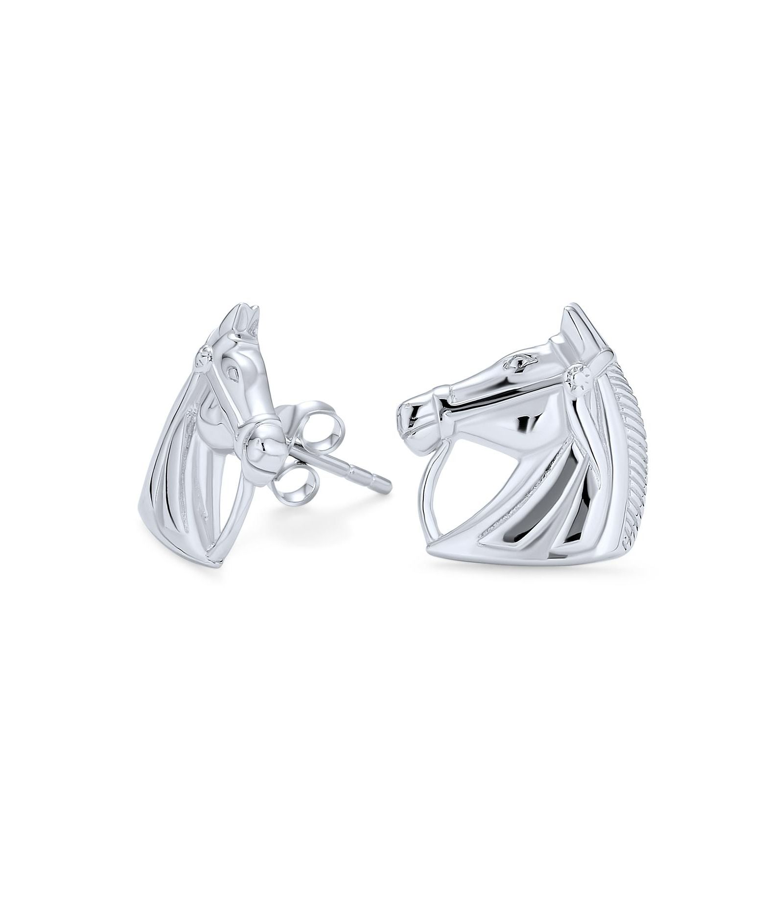 Серьги-гвоздики Bling Jewelry Cowgirl Equestrian