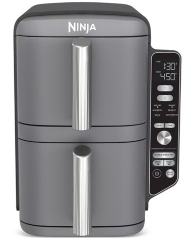 Аэрофритюрница Ninja DoubleStack XL 10-Qt. 6-in-1 2-Basket, SL401