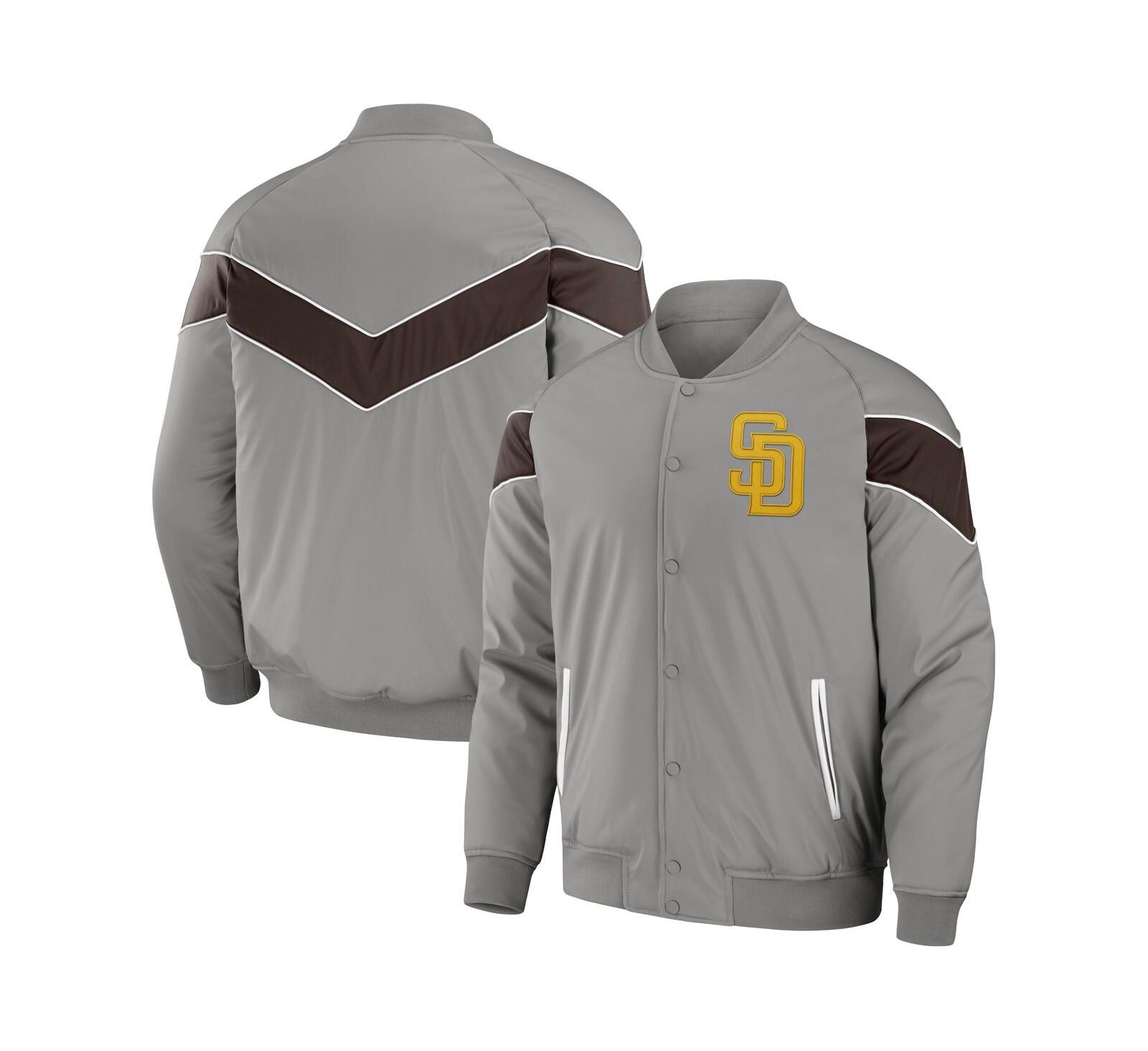 Мужская куртка Fanatics Darius Rucker Collection San Diego Padres Raglan, серая