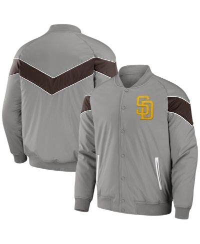 Мужская куртка Fanatics Darius Rucker Collection San Diego Padres Raglan, серая
