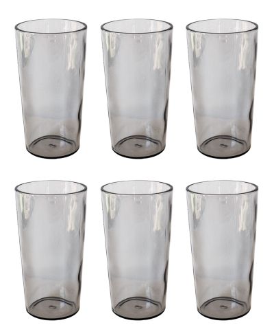 Abode Homewares Rustic Jumbo Glasses, Set of 6