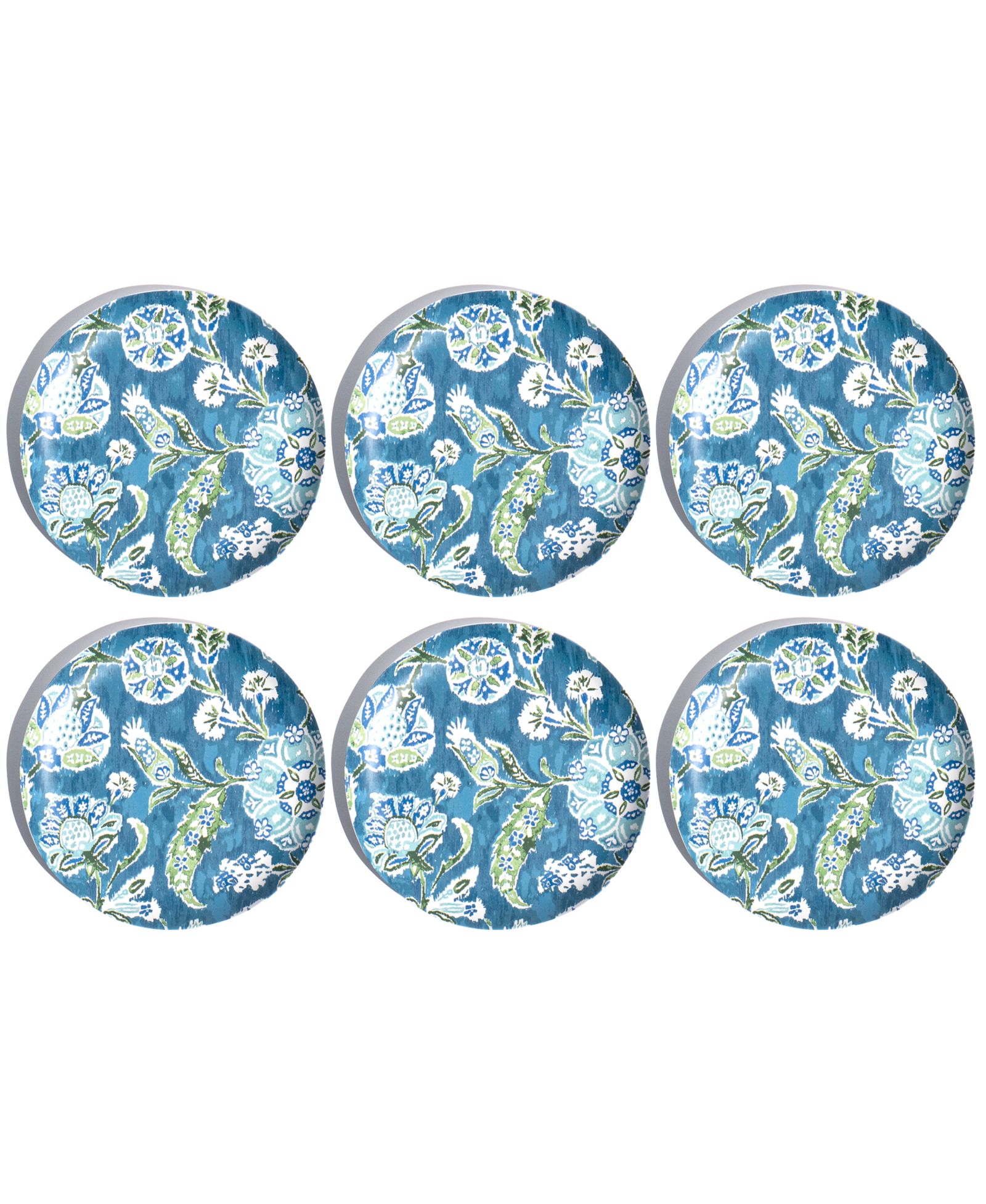 Салатные тарелки Abode Homewares Hana Ikat, набор из 6 шт.