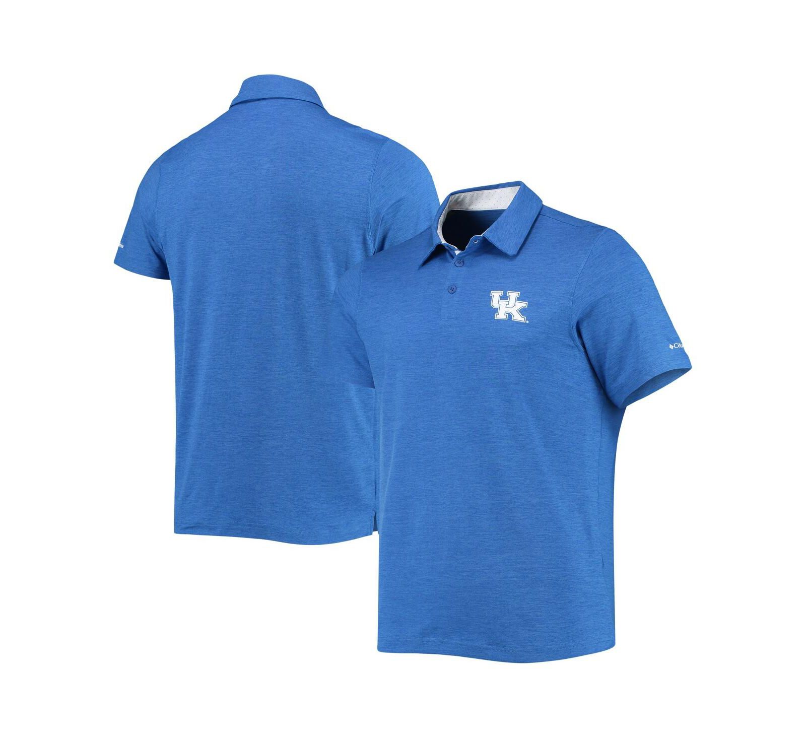 Поло-рубашка Men's Columbia Royal Kentucky Wildcats Tech Trail Omni-Shade