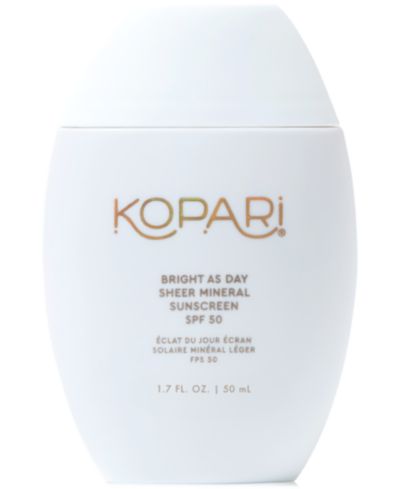 Kopari Beauty Bright As Day Sheer Mineral Sunscreen SPF 50, 1.7 oz.