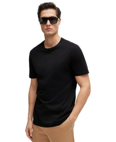 BOSS by Hugo Boss Men's Slim-Fit Mercerized-Cotton T-shirt