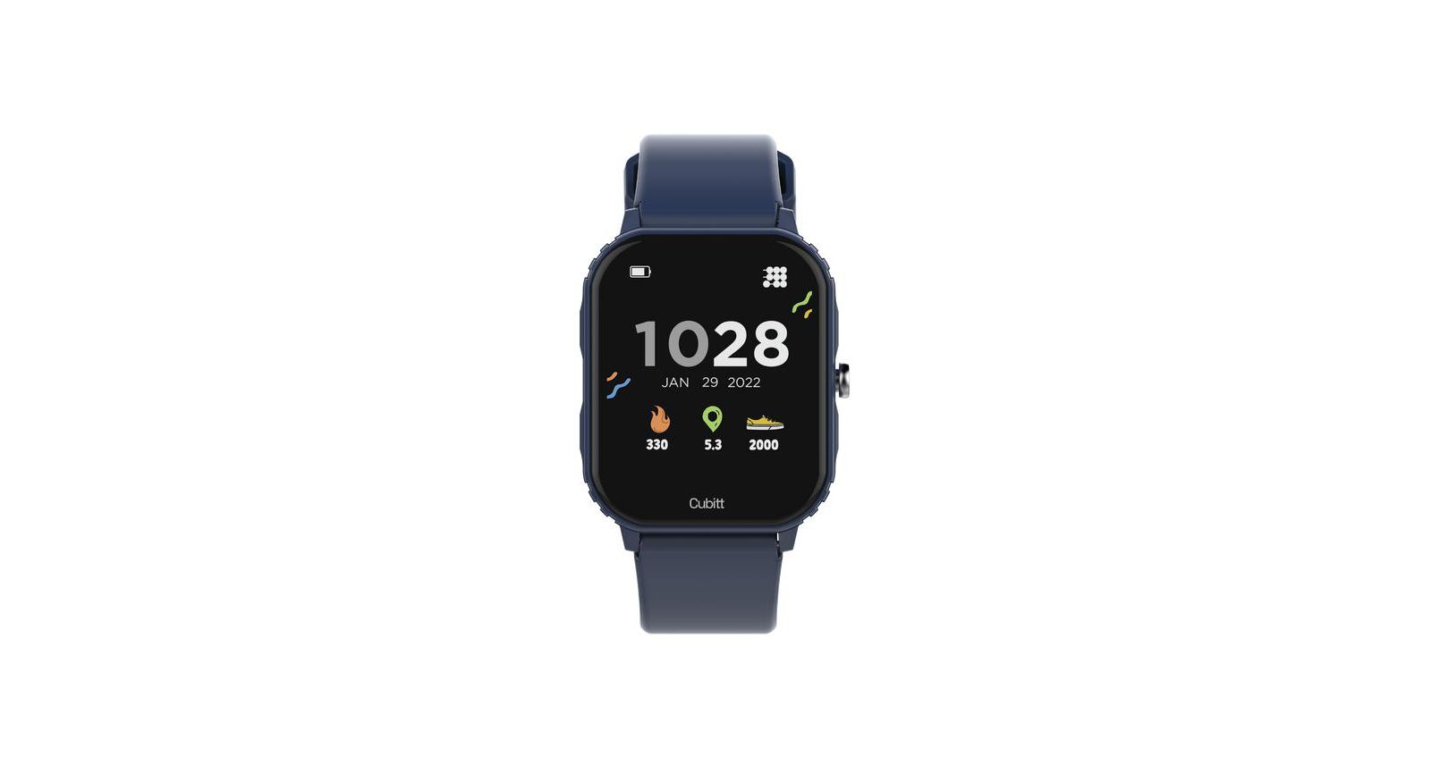 Cubitt Умные часы для подростков Cubitt Smart watch / Fitness Tracker с резиновым ремешком для мальчиков и девочек