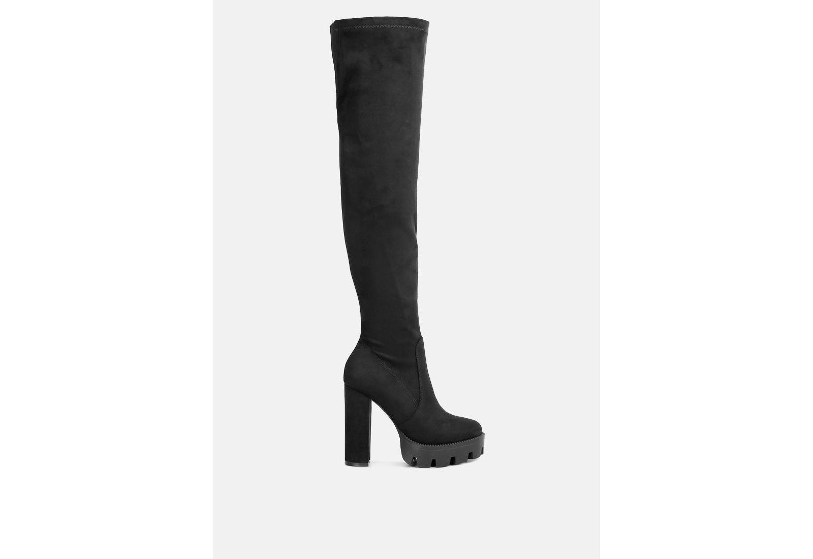 maple faux suede Over the Knee boots