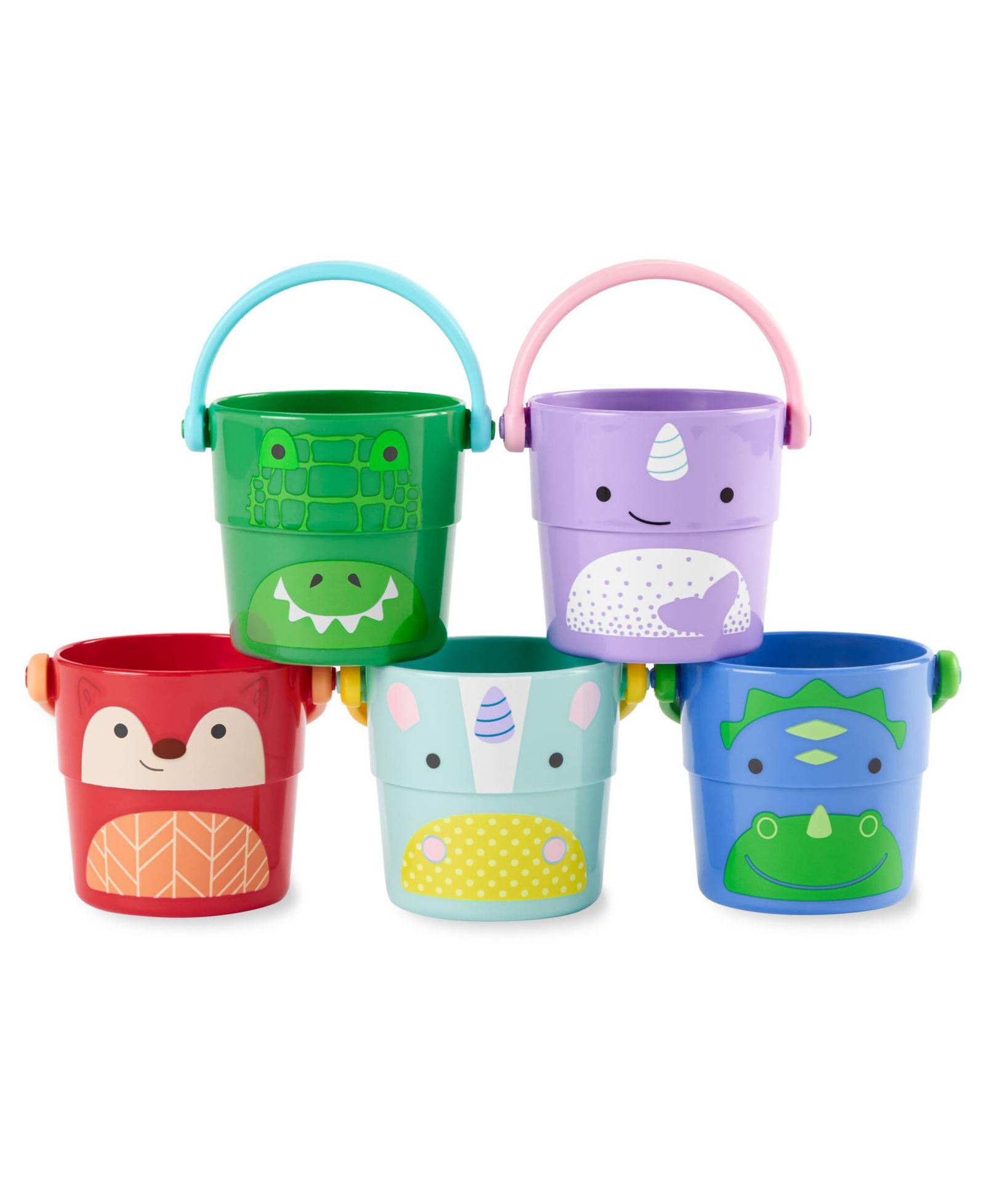 Skip Hop Zoo игрушка ведерки Stack and Pour