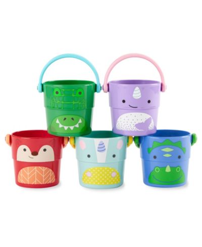 Skip Hop Zoo игрушка ведерки Stack and Pour