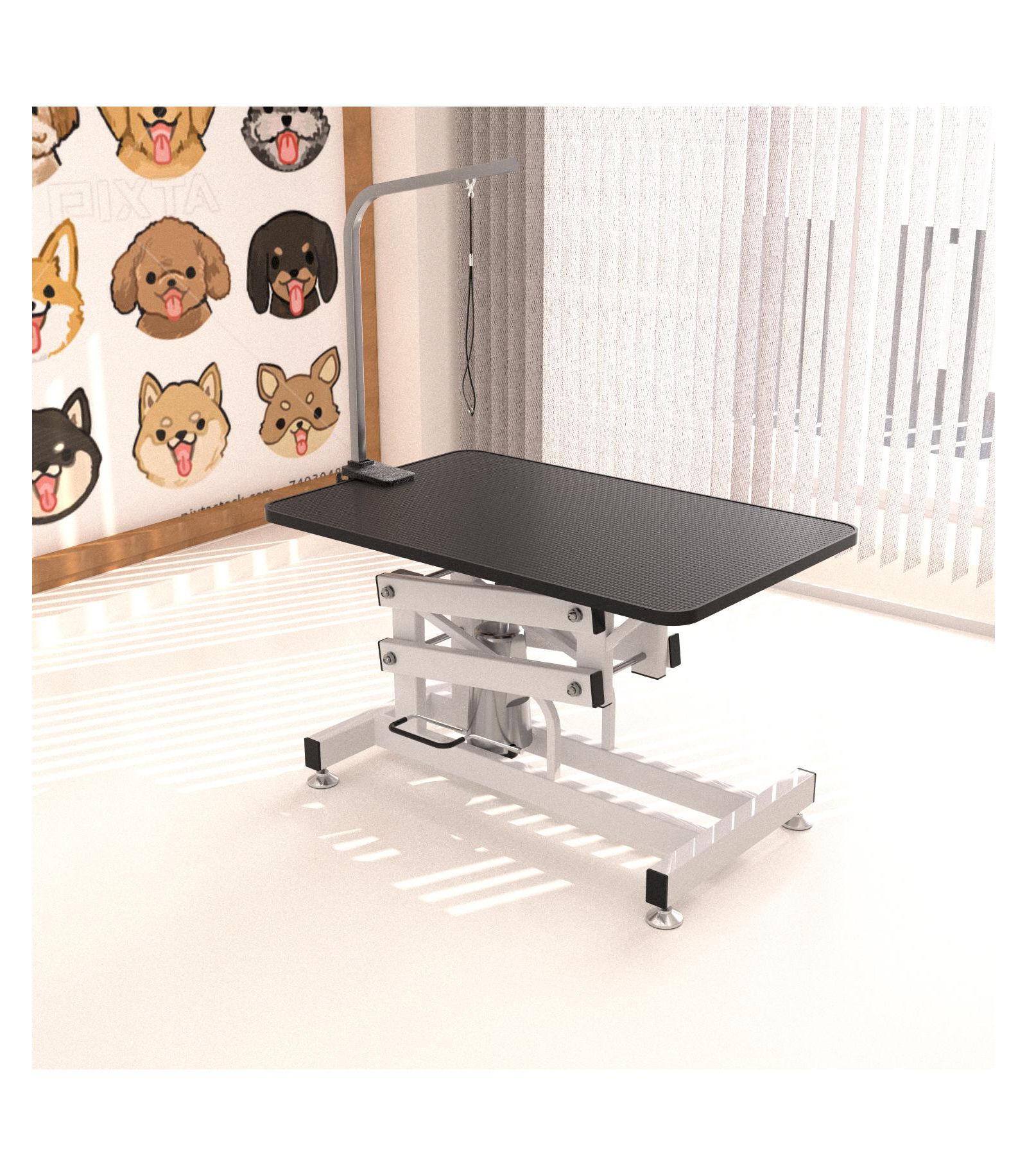 Streamdale Pet Grooming Table with Hydraulic Z-Lift
