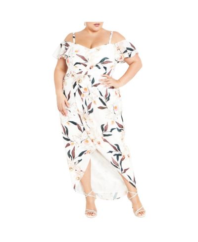 CITY CHIC Plus Size Sweet Orchid Maxi Dress