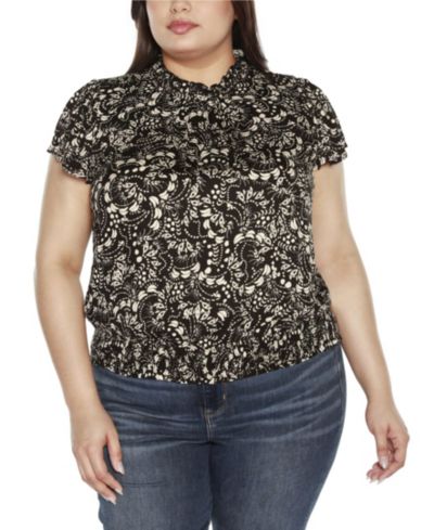 Женская блузка Belldini Black Label Plus Size с принтом