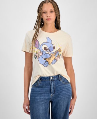 Детская футболка Disney Juniors' Retro Ohana Stitch Crewneck