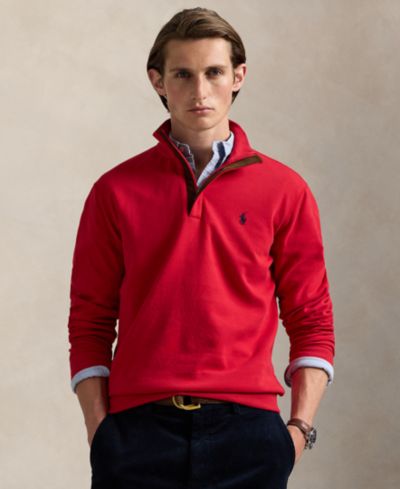 Polo Ralph Lauren Мужской роскошный джерси пуловер с молнией
