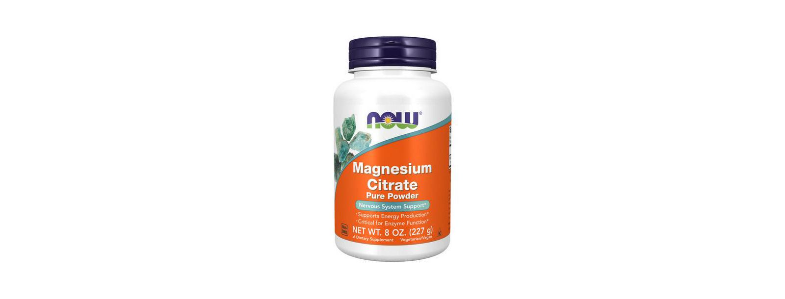 Now Foods Magnesium Citrate, POWDER, 8 OZ