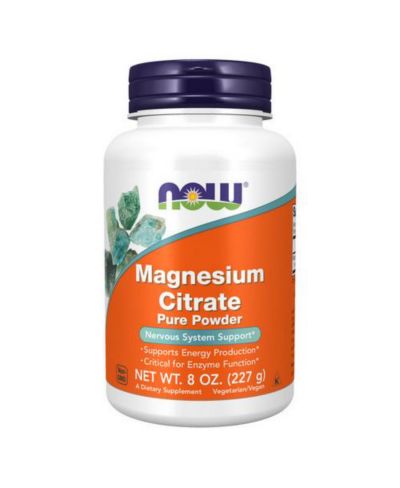 Now Foods Magnesium Citrate, POWDER, 8 OZ
