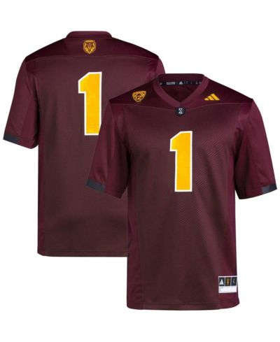 Джерси adidas Men's #1 Maroon Arizona State Sun Devils Premier Football