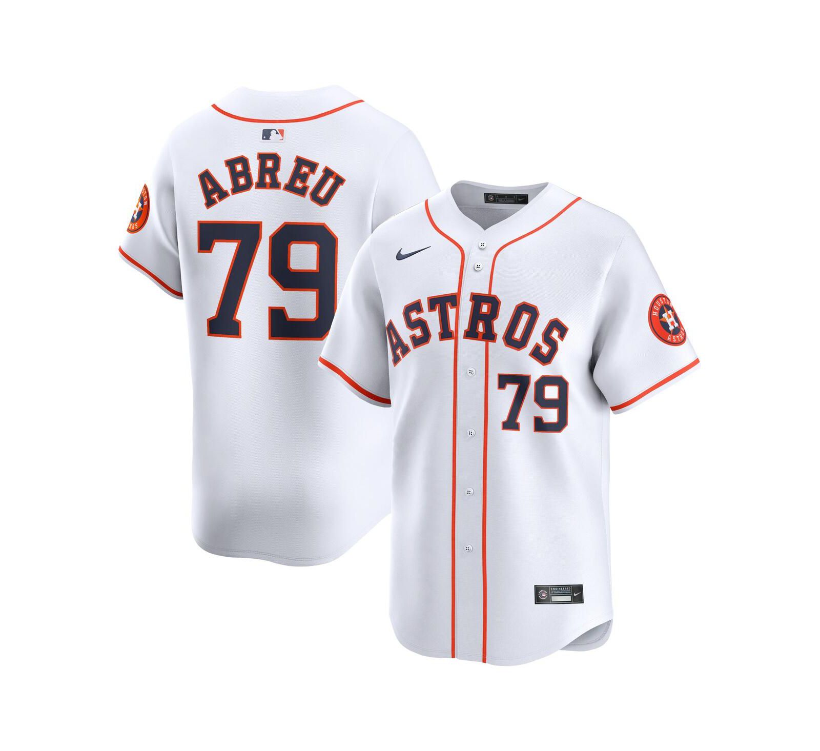 Men's Nike Jose Abreu White Houston Astros Home Limited Player Jersey
