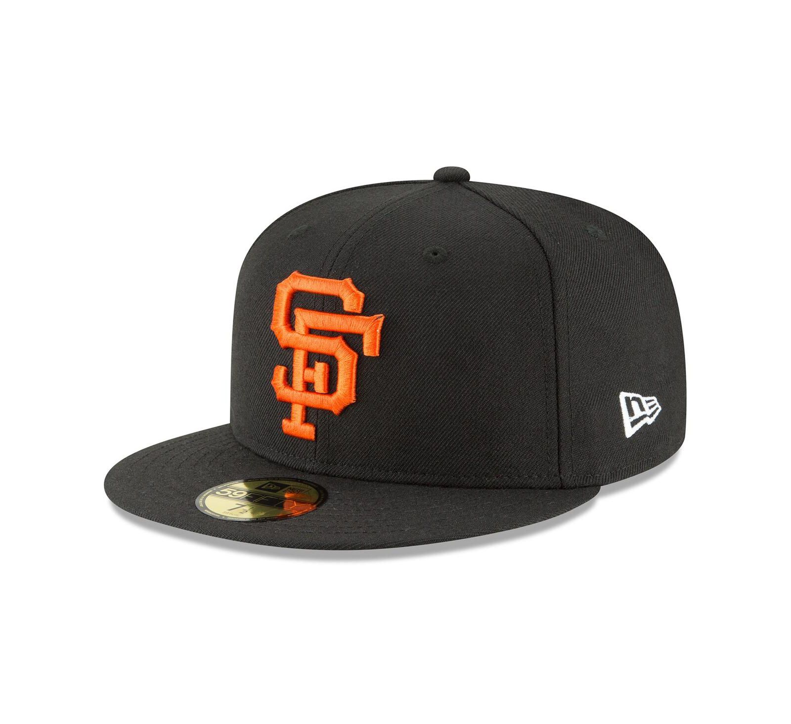 Men's New Era Black San Francisco Giants Cooperstown Collection Wool 59FIFTY Fitted Hat
