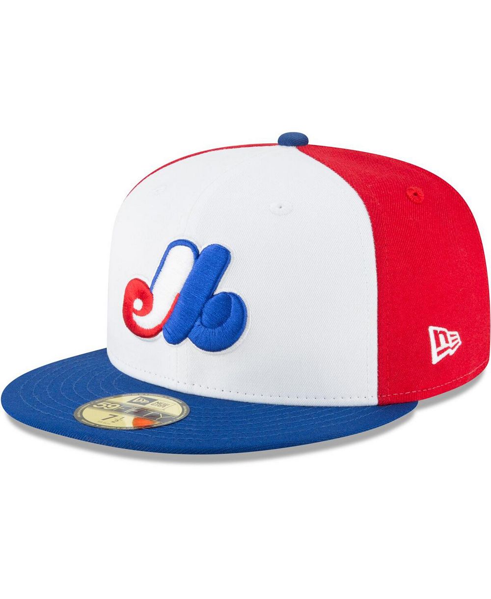 Кепка New Era Men's White Montreal Expos Cooperstown Collection Wool 59FIFTY Fitted Hat