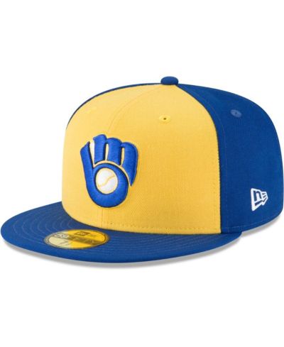 Мужская кепка New Era Milwaukee Brewers Cooperstown Collection Wool 59FIFTY