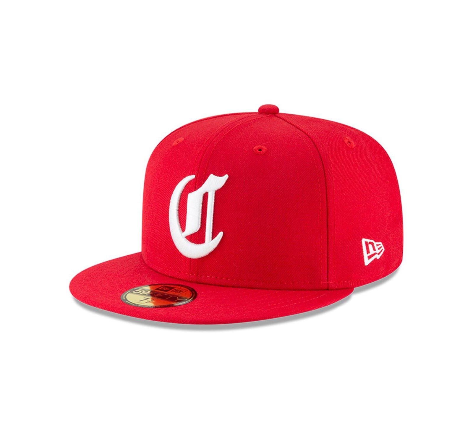 Men's New Era Red Cincinnati Reds Cooperstown Collection Wool 59FIFTY Fitted Hat