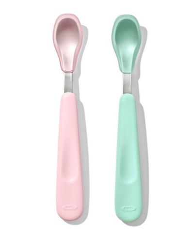 Набор из 2 ложек OXO Tot Feeding Spoon Set with Soft Silicone