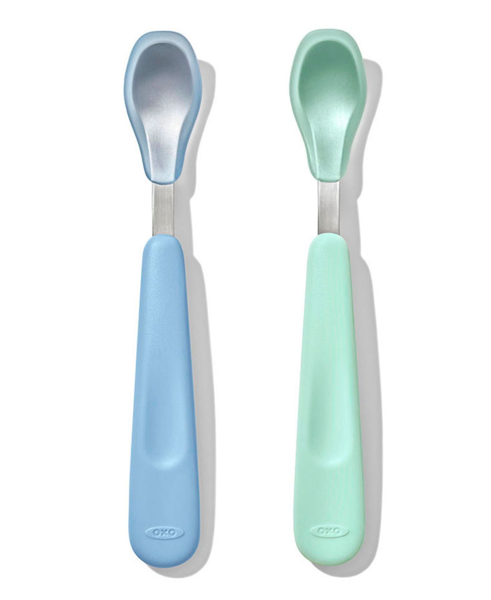 OXO Tot Feeding 2Pc Spoon Set with Soft Silicone