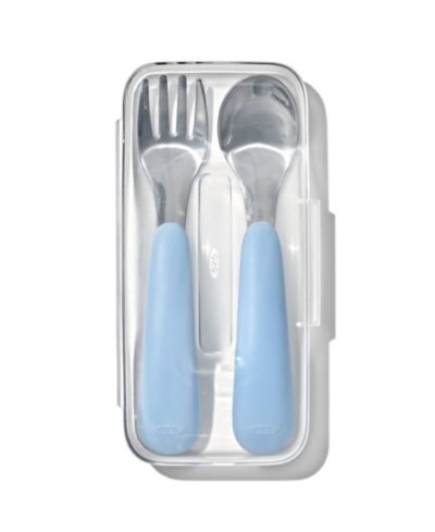 OXO Tot набор из 2 предметов, вилка и ложка On-The-Go