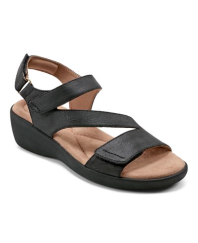 Easy Spirit Женские босоножки Kimberly Strappy с низким каблуком-рюмочкой