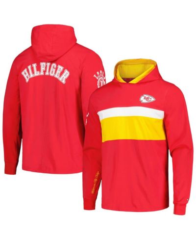 Мужское худи Tommy Hilfiger Red Kansas City Chiefs Morgan с длинным рукавом