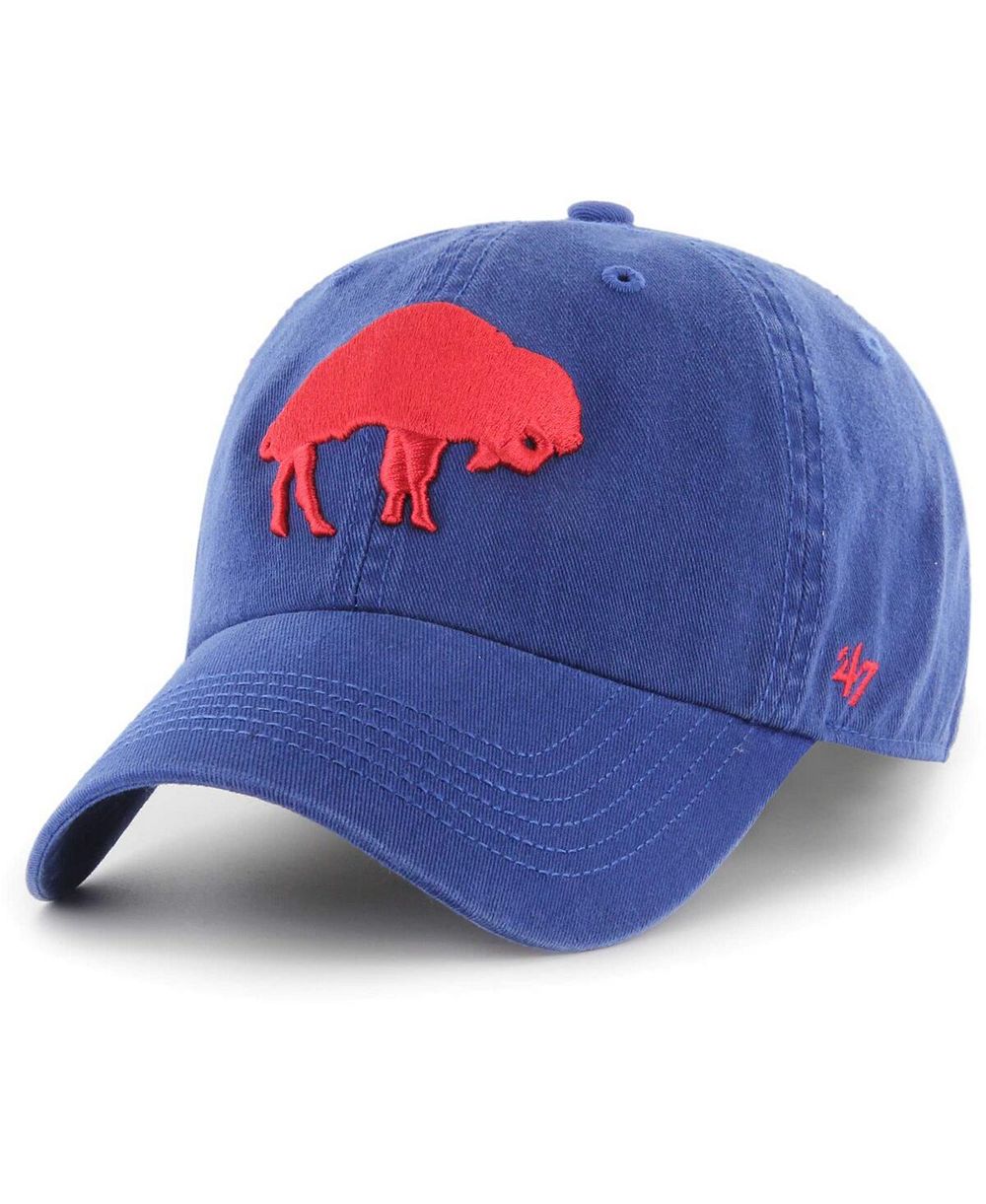 Мужская кепка '47 Brand Royal Distressed Buffalo Bills Gridiron Classics Franchise Legacy Fitted