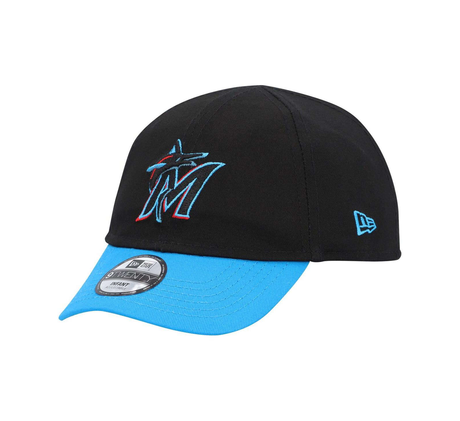 New Era бейсболка для детей Miami Marlins Team Color My First 9TWENTY Flex, черная