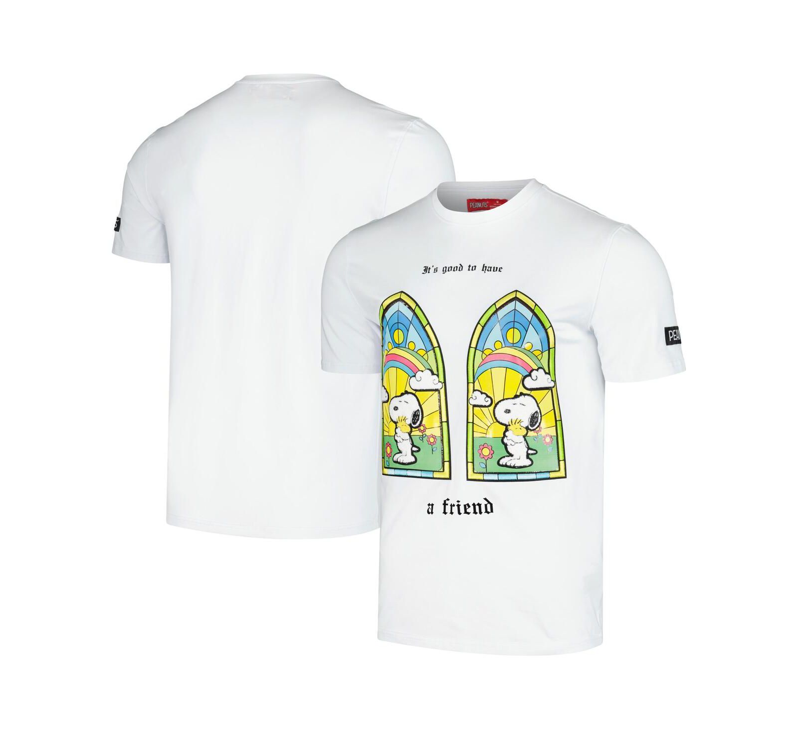 Футболка Freeze Max White Peanuts Snoopy A Friend для мужчин и женщин